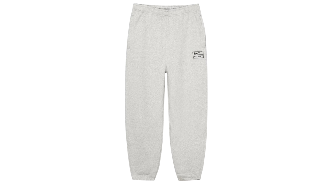 Stussy x Nike Fleece Pant Heather Grey (FW25)