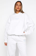 Daydreamers Nadia Oversized Hoodie Grey Marle