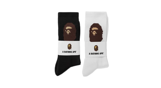 BAPE 'Ape Head' Socks