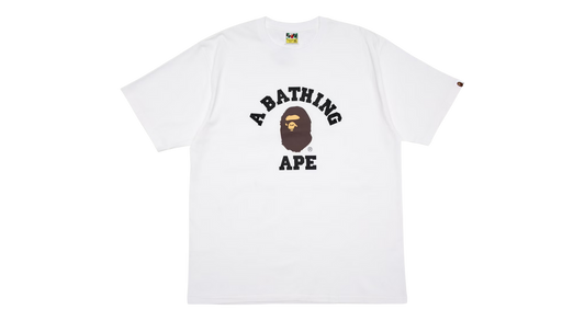 Bape A Bathing Ape College White Tee