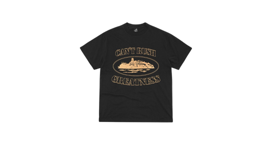Corteiz x Central Cee Can't Rush Greatness Tee Black