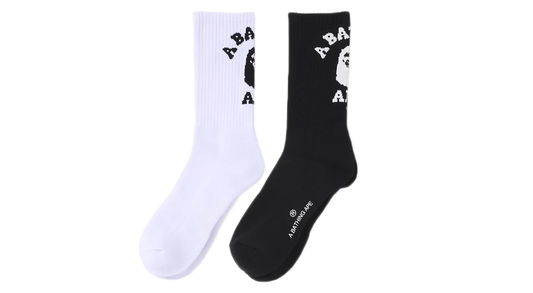 BAPE Logo College Socks
