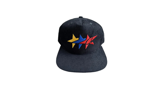 Corteiz C-Star Corduroy Navy Trucker Cap