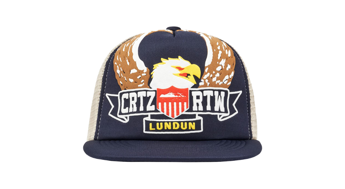 Corteiz Dipset Trucker Navy Cap