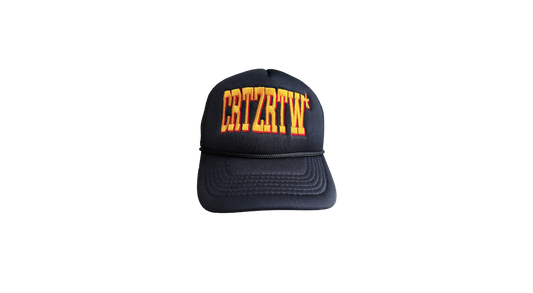 Corteiz Cultfiction Trucker Cap Black