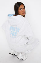 Daydreamers Nadia Oversized Hoodie Grey Marle