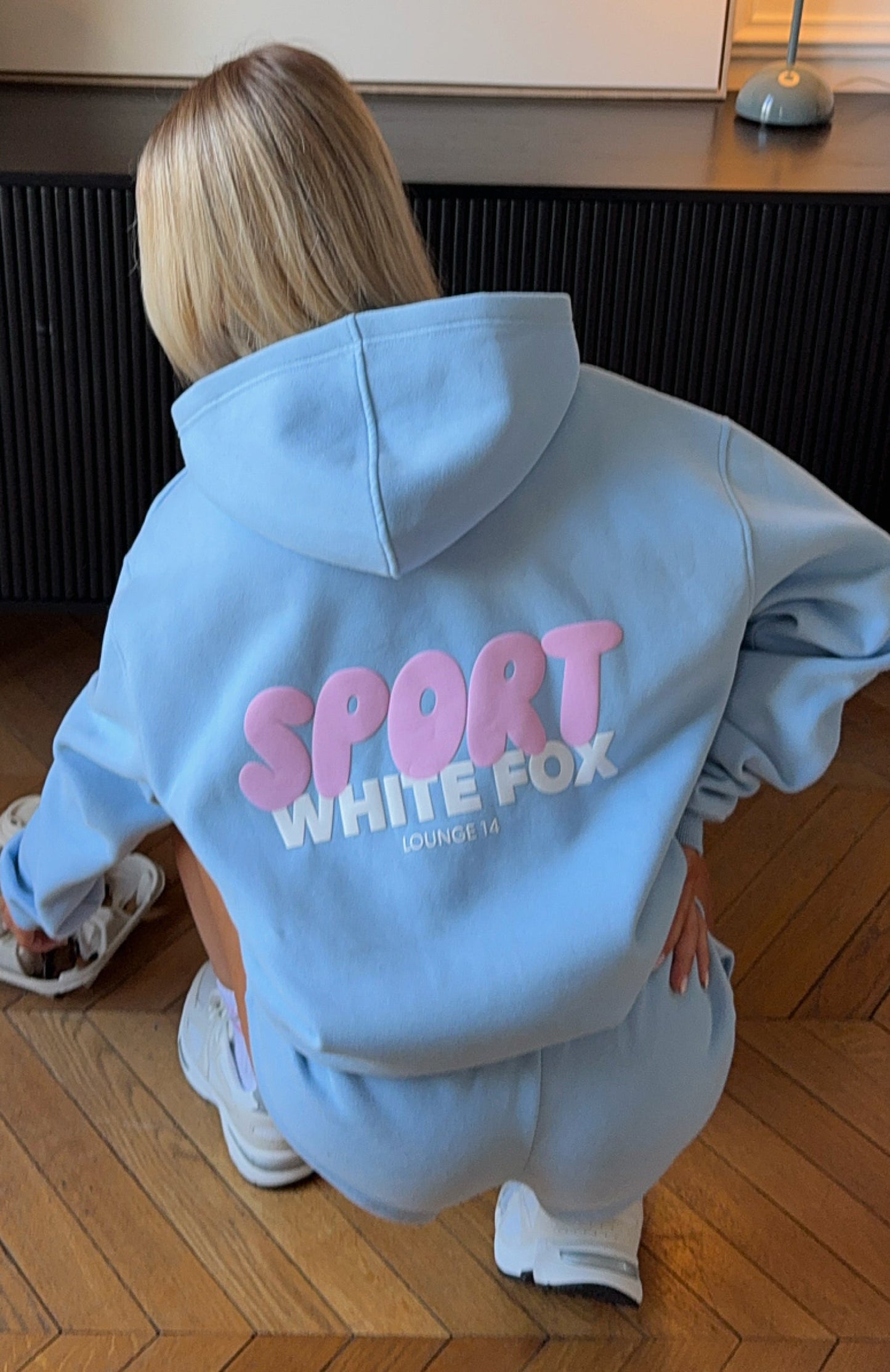 Club 14 Peyton Oversized Hoodie Blue