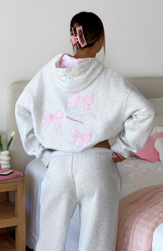 Daydreamers Madeline Oversized Hoodie Grey Marle